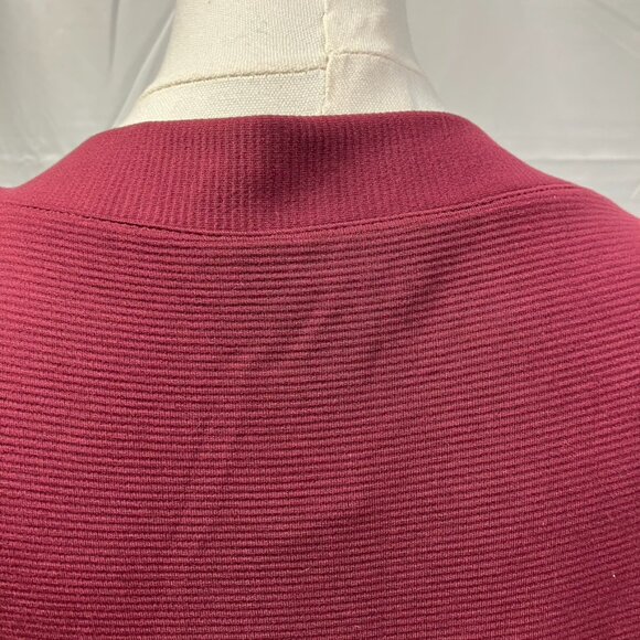 J. Jill Wearever Collection Long Sleeve Knit Dress Maroon Womens MP New‎ Classic - Picture 10 of 14